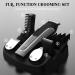 Layhou 6-in-1 Men's Hair Clipper Set Hair Trimmer Beard Shaver Engraving Head Electric Body Nose Hair Trimmer Haircut Kit with Limit Combs IPX7 Fully Washable USB Rechargeable with LCD Display - Buy Online on GoSupps.com