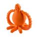 CaaOcho Pure Natural Rubber Baby Teether - Sqwiddle The Squid - BPA Free, Textured for Sensory Play, Sealed Hole Design, Ideal for Reaching Molars - Buy Online on GoSupps.com