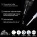 2PCS Nail Glue Pen Resin Polishing Agent Kit with Tweezers - DIY Gel Nail Polish Adhesive for Jewelry and Nail Art - Buy Online on GoSupps.com