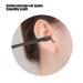 Ear Wax Removal Set - Durable & Rust Proof Spiral Ear Spoon | Easy & Convenient Cleaning Tool for Ear Canal Dirt - Black - Buy Online on GoSupps.com