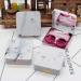 1 Pc Marble Contact Lens Case Travel Contact Lens Case Mini Box Beauty Box Companion Box Portable Invisible Mirror Box(Marble Series Rose Gold) - Buy Online on GoSupps.com