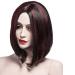 Buy Long Black Red Curly Straight Brazilian Wig for Ladies | Perfect Party Hair for 50s 60s 70s 80s - International Shipping Available - Buy Online on GoSupps.com