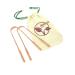Tongue Scraper with Case Easy to Use Tongue Scraper for Adults Ayurvedic Tongue Cleaner for Oral Care & Hygiene (Copper Set of 2) raspador de lengua the koppen copper tongue cleaner