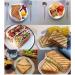 Kcvzitrds 1 PCS Double Side Sandwich Pan Triangle Shape Sandwich Pan for Household Easy to High Temperature Resistance Evenly Heated - Buy Online on GoSupps.com