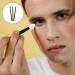 Baluue 3pcs Makeup Brush Eyeshadow Brush Eyeshadow Sponge Brush Makeup Applicator Plastic Handle Black - Buy Online on GoSupps.com