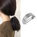 Buy Fashion Shiny Silver Hair Clip - Semicircle Ponytail Holder & Spring Hair Accessories for Women - International Shipping Available - Buy Online on GoSupps.com