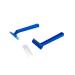 Romed Disposable Razors - Single-Edged Blue Non-Sterile 100 Pieces | International Shipping Available - Buy Online on GoSupps.com