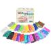 Inscraft Rubber Bands Refill Kit - 12750+ Premium Loom Bands in 26 Colors with 500 Clips and Hooks - Kids Bracelet Weaving DIY Crafting Set - Buy Online on GoSupps.com
