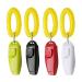 Symphonyw Dog Training Clickers 4PCS Dog Whistle Clicker 2 in 1 Whistle and Clicker Pet Training Tools with Wrist Strap