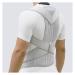 Adjustable Back Posture Corrector Brace Support Belt Spine Back Shoulder Lumbar Posture Correction and Men Gray Small