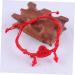 WRITWAA 16 Pcs Buddhist Red Bracelet Dainty Bracelets Red DIY Bracelet Hand Jewelry Woven Bracelets Bulk Bracelets Adjustable Red Braided Bracelets Men and Women Rope Manual Accessories 12x12cmx5pcs Redx5pcs - Buy Online on GoSupps.com