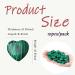 MAIBAOTA Malachite Healing Crystals Gemstones Pocket Gifts Heart-Shaped Nature Spiritual Energy for Women Men Reiki Divination Balancing Yoga Meditation 10PCS - Buy Online on GoSupps.com