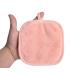 Reusable Microfiber Makeup Remover Cloths - 12 Pack Orange (5x5 inch) for Perfect Face Cleaning - Buy Online on GoSupps.com
