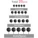 Astaron 20pcs Black Mini Balloon Cake Topper - Wedding Baby Birthday Party Decoration - Buy Online on GoSupps.com