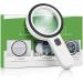 30X High Power Magnifying Glass with Light - Ideal for Seniors, Reading, Stamps, Maps, and Macular Degeneration - Buy Online on GoSupps.com