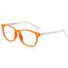 Duco Tr90 frame Blue light blocking glasses for children anti-glare gaming computer glasses glasses for boys and girls old 5-10 K028 orange white
