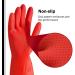 AOOPOO Latex Gloves - 3 Pairs Reusable 38cm Waterproof Cleaning Gloves for Kitchen Bathroom Dishwashing Laundry Car - Durable Household Essentials - Buy Online on GoSupps.com