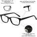 OCCI CHIARI Blue Light Magnifying Reading Glasses for Women 1.75 - Anti Glare, Spring Hinge Readers in Black - Buy Online on GoSupps.com