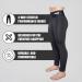 FUJI Womens Baseline V2 Jiu Jitsu Spats Compression Pants - Black | High-Quality Performance Gear for Women - Buy Online on GoSupps.com