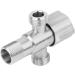 Buy Stainless Steel G1/2 Inch Bathroom Angle Valve - Durable Water Shut-Off Valve for Kitchen & Bathroom - Buy Online on GoSupps.com