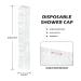 Buy G2plus 100-Piece Disposable Shower Hood | Individually Wrapped Plastic Shower Cap for Salon Spa Travel & Hotel Use - Buy Online on GoSupps.com