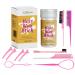 Hair Wax Stick & Hairstyle Tools Set 11 Pieces Non-Greasy for Flyaways Wigs Slick Back Hair Edge Control Frizz Loose Hair Baby Hair Hair Bun Bangs FL