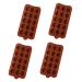 Ciieeo 4pcs Chocolate Mold Wax Chocolates Baking Mold Candy Mold Cookie Cutters Silicone Cookie Molds Silicone Molds Silicone Gummy Molds Ice Cube Soap Various Silica Gel Baking Supplies