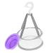 FRCOLOR 5 Sets Makeup Brushes & Cleaners | Hanging Mesh Drying Basket & Foldable Washer | Purple - Shop Internationally - Buy Online on GoSupps.com