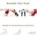 CB 2-Pairs Silicone Gel Slim Inserts for Blister Prevention & Heel Pain Relief - Nude & Black Slim Insoles (Set B) - Buy Online on GoSupps.com