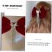 DRESSOOS tassel hair clip Girl Bow Hairpin big bow red bow hair clip crystal bow hair clip Hair Bows for Girls hair barrettes for girls Hair Bowknot Clip rhinestones Miss set copper - Buy Online on GoSupps.com