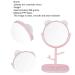 Cat Ear Makeup Mirror with Adjustable Stand - Pink | Vanity Mirror with Jewelry Storage for Home & Salon - Buy Online on GoSupps.com