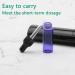 Rowiz 30 Pack 5ml Violet Glass Drip Bottles for Essential Oils Perfumes & Lotions with Pipettes & Black Caps - Pink & Purple Options - Buy Online on GoSupps.com