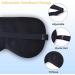 Goat Sleep Mask - Soft Blackout Eyemask with Adjustable Strap | 8.2x3.5 in - Buy Online on GoSupps.com