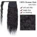 14 inches SEGO Curly Ponytail Hair Extensions Real Remy Human Hair #1 Jet Black Wrap Around One Piece Clip in Hairpieces Corn Wave Wavy (80g) 14 Inch #1 Jet Black - Buy Online on GoSupps.com