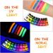 AOOWU UV Glow Face Body Paint Set - 8 Neon Colors | Non-Toxic Fluorescent Paint Kit for Halloween Party | Includes Palette & Brushes - for Adults & Kids - Buy Online on GoSupps.com
