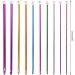 23-Piece Tunisian Crochet Hooks Kit: Bamboo Knitting Needle Set + Colorful Aluminum Hooks - Buy Online on GoSupps.com