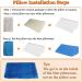 30 Degree Incline Gel Wedge Pillow for Sleeping & Body Positioning - Back Pain Relief & Elevated Legs Support - Medical Grade Foam Bed Wedge - Buy Online on GoSupps.com