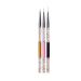 3pcs Nail Art Brush Painting Brush Drawing Line Pen Dotting Pens Tool Set