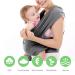 Hyadiedech Baby Carrier Sling - Comfortable & Safe Elastic Cloth for Newborns & Toddlers up to 16kg - Buy Online on GoSupps.com