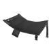 Gralara portable children's aircraft footrest/leg support foldable high-strength footrest hammock aircraft seat travel utensils black 89cmx54cm