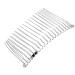 SOLUSTRE French Hair Pin White Veil 7. 8cm 20 Teeth Wedding Veil Comb Silver Wire Bridal Veil Hair Combs Minimalist Metal Hair Side Comb for Women French Barrette Hair Clips Wedding Veils - Buy Online on GoSupps.com