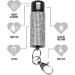 Guard Dog Bling-it-On Pepper Spray Key Holder - 16ft Range - Glitter White - Buy Online on GoSupps.com