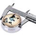 Buy FoRes Abstract World Map Print Travel Pill Organizer - Weekly Round Medicine Box - Portable & Cute - International Shipping Available - Buy Online on GoSupps.com
