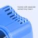 Denture Case Orthodontic Retainer Holder with Strainer & Lid (Blue) - Soaking Cup for Night Guard & Mouth Guard Cleaning - Buy Online on GoSupps.com