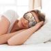 Light Romantic Flowers Print Unisex Eye Mask | Soft Comfortable Light-Blocking Sleep Mask for Restful Sleep - Buy Online on GoSupps.com