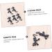 Whamvox 10-Pack Halloween Gecko Toys | Fun April Fools & Mini Decorations | Black 3.5x8cm Halloween Gifts - Buy Online on GoSupps.com