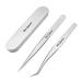 Ms.Queen 2Pcs Eyelash Extension Tweezers Set - Curved Tweezers Bundle - Buy Online on GoSupps.com