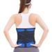 S-6XL Lower Back Braces Men Waist Support Belt Posture Corrector Women Lumbar Protection Band Spine Decompression Belt Pain Relief For Herniated Disc (Color : Blue Size : Small) Small Blue