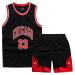 Little Boys 2 Piece Sleeveless Basketball Training Jersey and Pants 11 Years Black