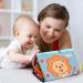 Oukzon Baby Toys 0-6 Months Tummy Time Mirror Infant Newborn Toys with Montessori Sensory Crinkle Black & White Book and Teethers 0-3-6-12 Months Boys Girls Baby Gift - Buy Online on GoSupps.com